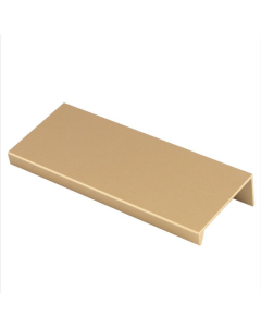 Satin Brass 100mm Squared Edge Pull | FTD302BSB