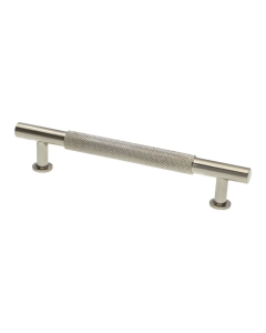 Satin Nickel Kincade Knurled T-Bar Cupboard Handle c/c 128mm | F812-128-SN