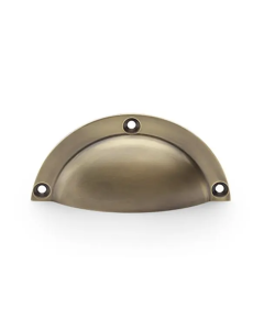Alexander and Wilks Antique Brass 97mm Raoul Cup Handle | AW910AB