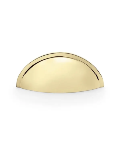 Alexander and Wilks Polished Brass 85mm Quieslade Cup Handle | AW909PB