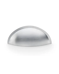 Alexander and Wilks Satin Chrome 85mm Quieslade Cup Handle | AW909SC