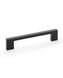 A&W Black Marco Cupboard Pull Handle c/c 128mm | AW837-128-BL