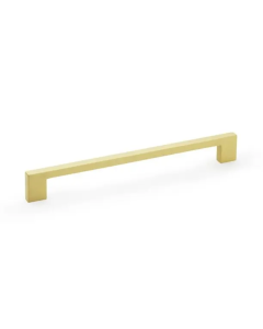 A&W Satin Brass Marco Cupboard Pull Handle c/c 224mm | AW837-224-SB