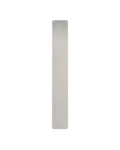 Steelworx Plain 650mm Satin Stainless Steel Finger Plate | FPP1650SSS