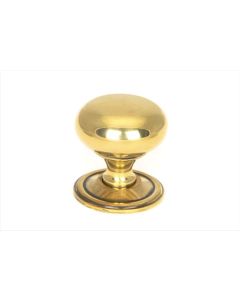 Anvil Aged Brass Mushroom 38mm Cabinet Knob | 46724