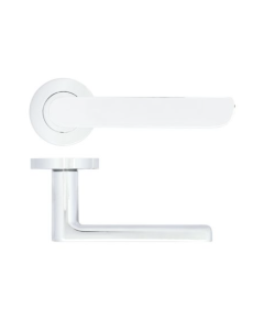 Polished Chrome Valencia Lever Handle on Rose | ZPA040CP