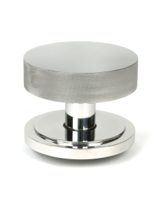 Polished Marine SS (316) Brompton Centre Door Knob (Art Deco) | 46767
