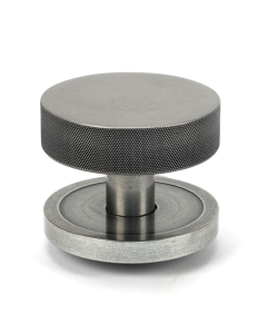 Pewter Brompton Centre Door Knob (Plain) | 46762