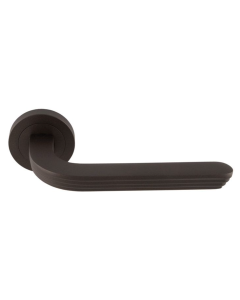 Set Manital Matt Bronze Cloud Lever Furniture on round rose | CD5MBRZ