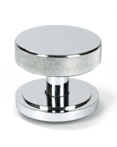 Polished Chrome Brompton Centre Door Knob (Art Deco) | 46739