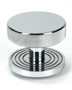 Polished Chrome Brompton Centre Door Knob (Beehive) | 46740