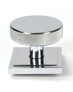 Polished Chrome Brompton Centre Door Knob (Square) | 46741