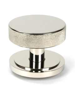Polished Nickel Brompton Centre Door Knob (Art Deco) | 46743