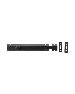 200mm x 35mm Matt Black Surface Slide Bolts | ASB8MB