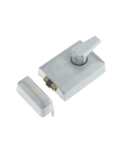 Satin Chrome Case & Cylinder Rollerbolt Night Latch | JL5011SC