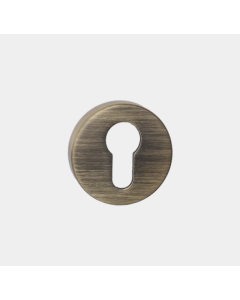 Pair Orno Matt Bronze Round Euro Escutcheon | SYS001ABM