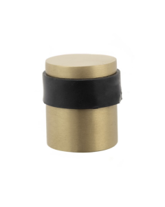 Satin Brass Cylinder Door Stop | ADSCPSB