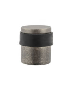 Distressed Silver Cylinder Door Stop | ADSCPDS