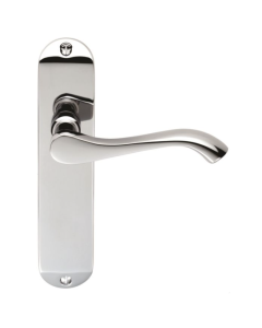 Carlisle Serozzetta Polished Chrome Lever On Latch Backplate | SZM132CP