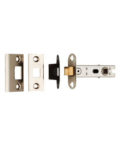 Eurospec 76mm Nickel Plated Tubular Mortice Latch Square | BTL4/SQ