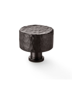 Alexander and Wilks Leila Dark Bronze 35mm Hammered Cupboard Knob