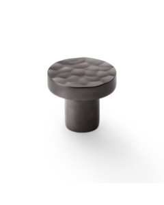 Alexander and Wilks Dark Bronze 30mm Hanover Hammered Cupboard Knob 