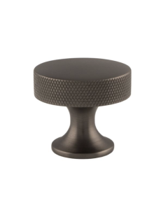 Alexander and Wilks Dark Bronze Berlin Knurled Cupboard Knob | AW841-38-DB