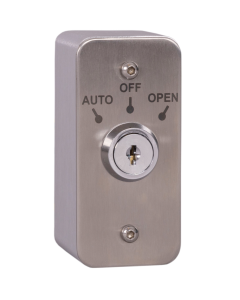 Architrave Stainless Steel Auto/On/Off Latching Key Switch