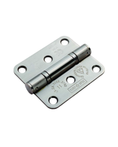Pair Satin Stainless Steel 76mm Grade 11 Ball Bearing Radius Hinge | HIN13225/11SSS/R