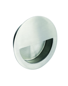 Carlisle Brass Satin Stainless Steel 90mm Circular Flush Pull | FPH1004SSS