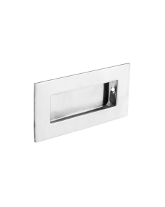 Bright Stainless Steel 100mm Rectangular Flush Pull Handle | FPH1000BSS