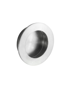 Carlisle Brass Satin Stainless Steel 80mm Circular Flush Pull | FPH1003SSS