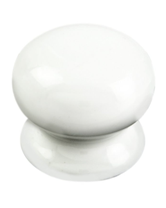 White Porcelain 43mm Cupboard Knob | FTD620CPWH