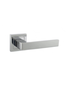 Set Polished Chrome Status Montana Lever on Square Rose | S40SPC
