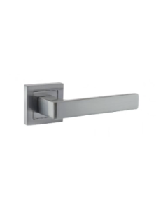 Set Satin Chrome Status Montana Lever on Square Rose | S40SSC