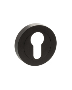 Status Urban Dark Bronze Round Euro Escutcheon | S2ESCERUDB
