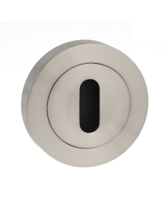 Status Satin Nickel Round Key Escutcheon | S2ESCKRSN