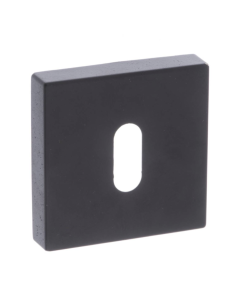 Status Matt Black Square Key Escutcheon | S4ESCKSMB