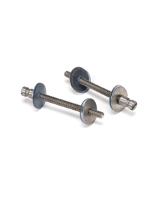 Satin SS (304) 100mm Back to Back Fixings for T Bar (2)