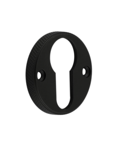 Burlington Matt Black 40mm Westbourne Euro Escutcheon | BUR181MB
