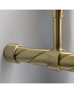 Satin Brass Rope 1000mm Rail - ROPE1000SB