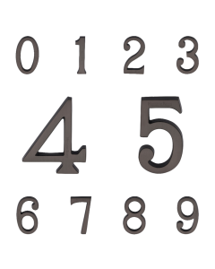 Heritage Brass Matt Bronze 76mm Pin Fixing Numerals | C1564MB