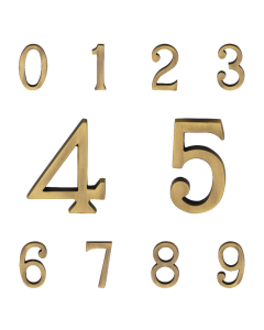Heritage Brass Antique Brass 76mm Pin Fixing Numerals | C1564AT