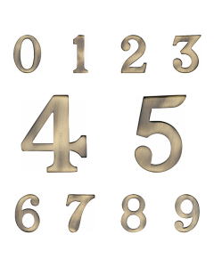 Heritage Brass Antique Brass 51mm Self Adhesive Numerals | C1568AT