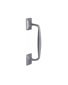 Heritage Brass Satin Chrome Door Pull Handle Offset 253mm