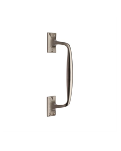 Heritage Brass Satin Nickel Door Pull Handle Offset 202mm