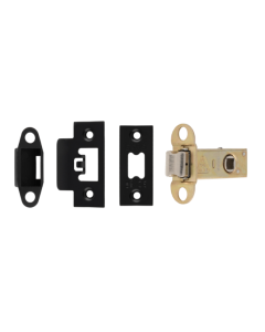 64mm Matt Black Easi T Heavy Sprung Tubular Latch | TLS5025MB