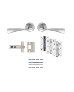 Polished Chrome Sintra Latch Pack - Ultimate Door Pack