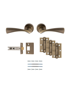 Antique Brass Sintra Latch Pack - Ultimate Door Pack