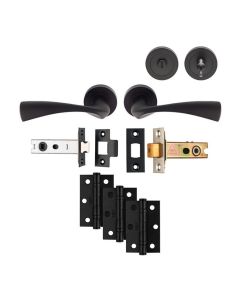 Matt Black Sintra Bathroom Pack - Ultimate Door Pack